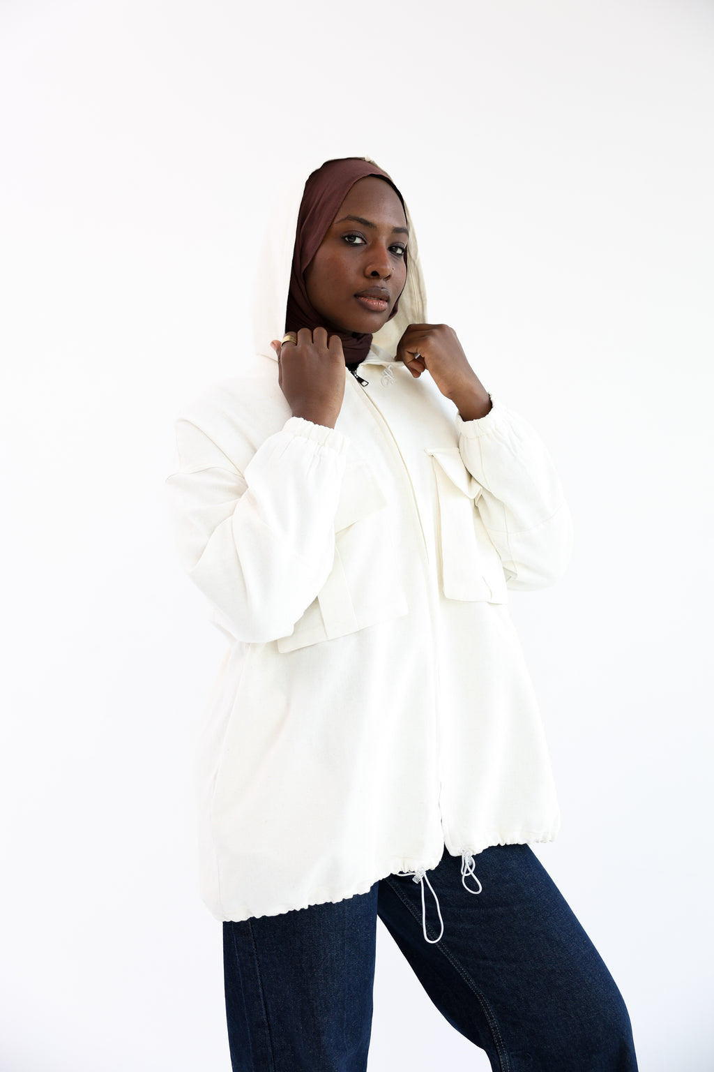 Ivory Natural Linen Jacket