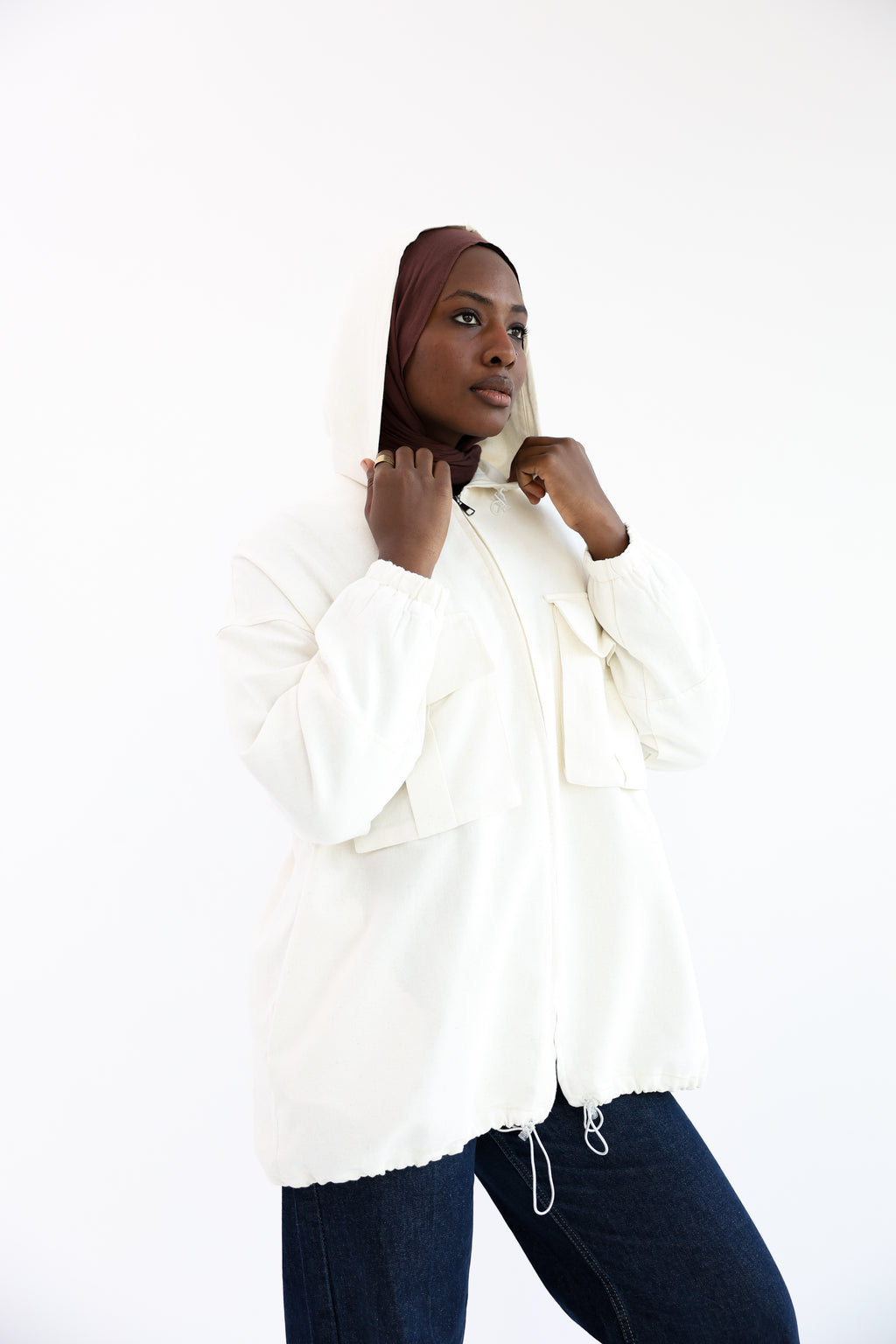 Ivory Natural Linen Jacket