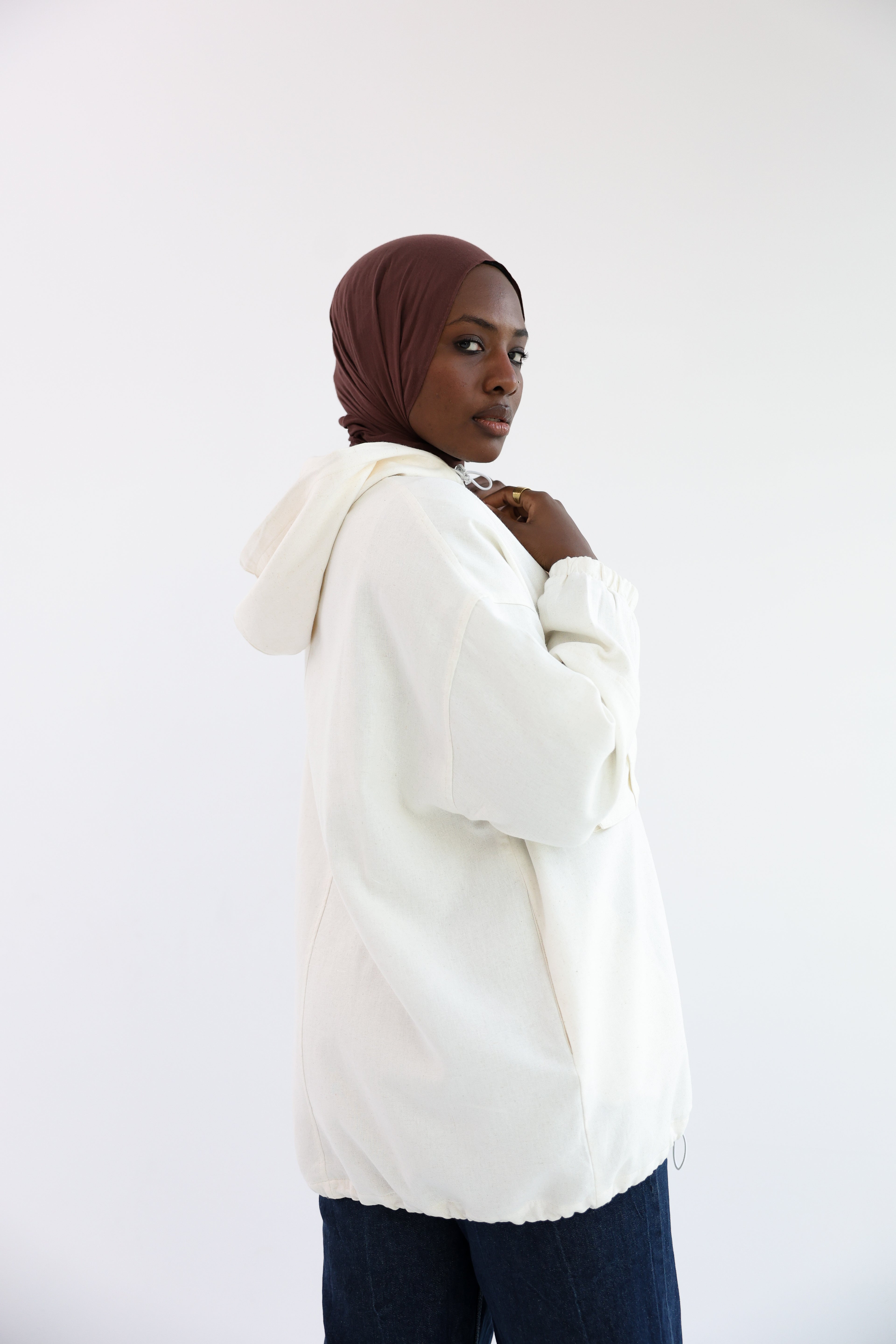 Ivory Natural Linen Jacket